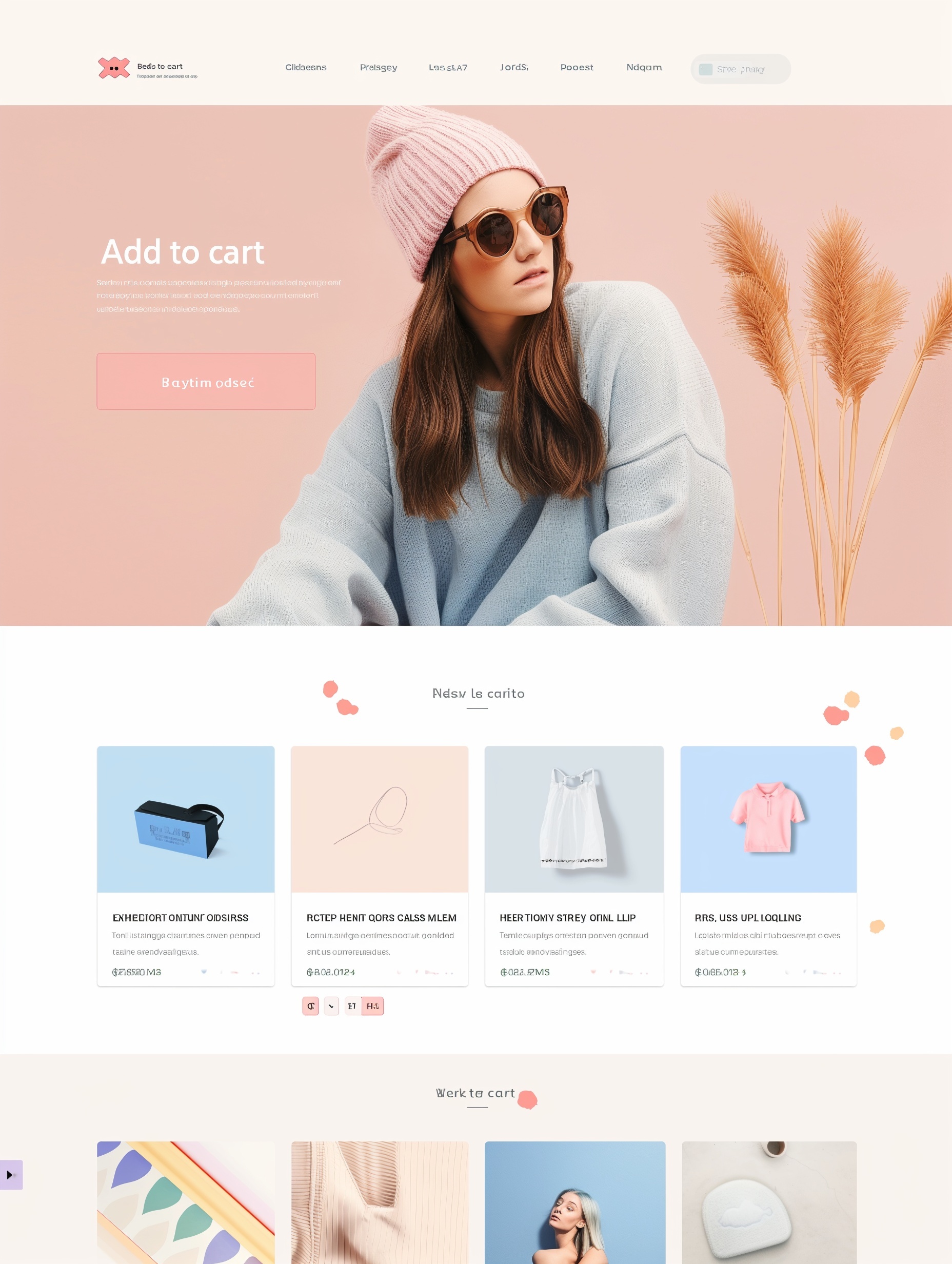 Minimalist website design