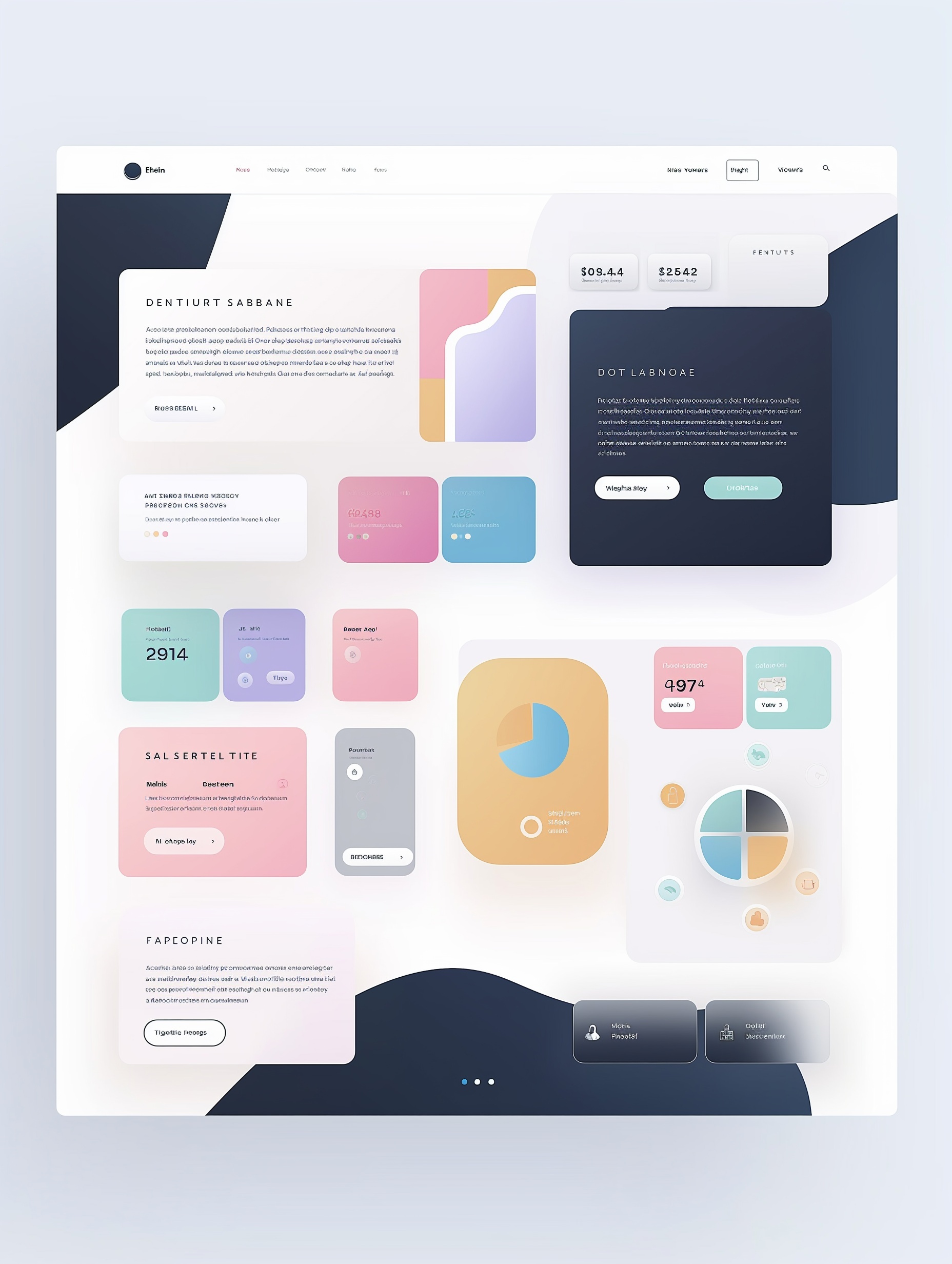 Generated dashboard design